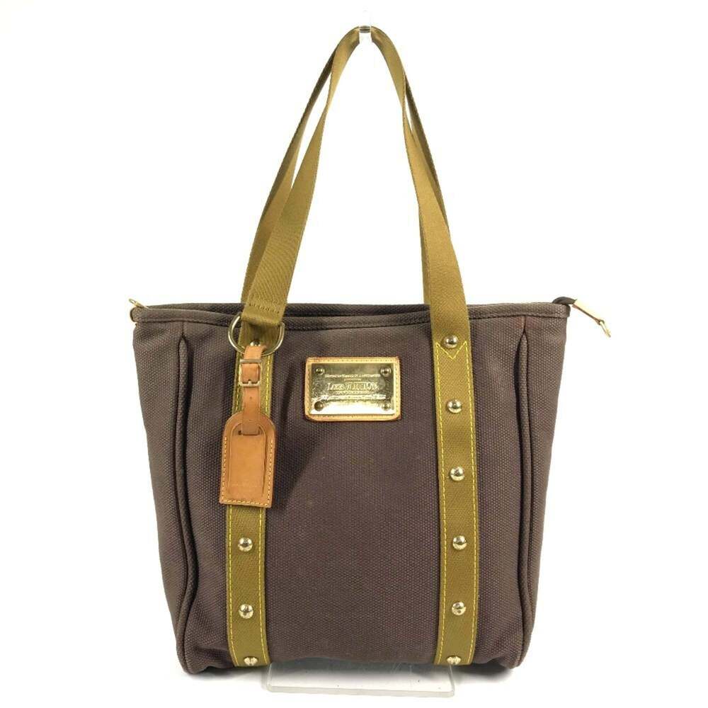 LOUIS VUITTON Authentic Brown Leather Shoulder Bag